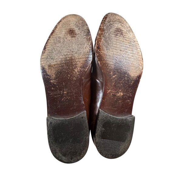 Stanley Blacker Italian Leather Brown Loafers - Picture 9 of 9